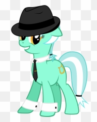 Mlp Fedora Oc Transparent Png - Mlp Unicorn Fadora Hat Art,Swag Hat Png