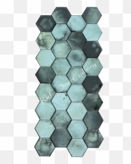 Green Hexagon Png - Green Hexagon Antique Mirror 1864352 Cobblestone