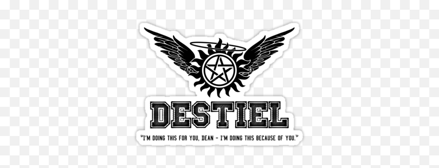 Sticker 375x360 - Castiel Png,U2 Logotipo