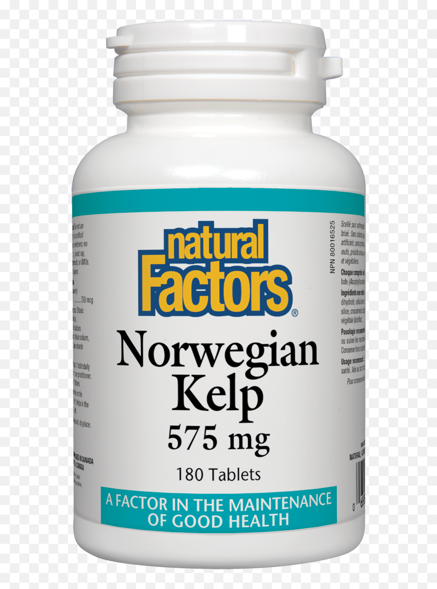 Natural Factors Norwegian Kelp Png - Natural Factors Vitamin D3 180 Softgels,Kelp Png