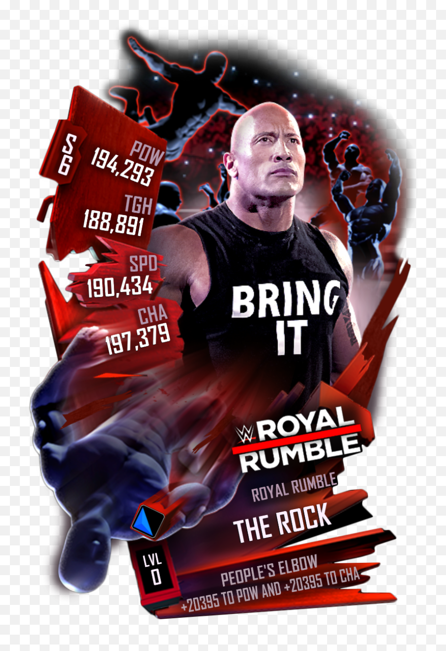 Wwesc S6 The Rock Royal Rumble - Wwe Supercard Rock Royal Rumble Png,Royal Rumble Logo