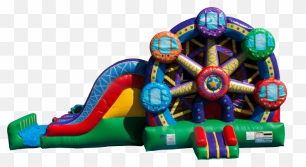 5 In 1 Ferris Wheel Combo South Florida Bounce - Construction Set png