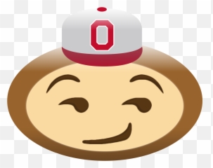 Ohio State Buckeyes Emoji - Ohio State Buckeyes Clipart The Ohio State University Png,Smirk Emoji Transparent