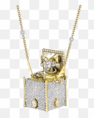 Jack In The Box Necklace Jbr1240 - Sybarite Jewellery Solid Png,Jack In The Box Png