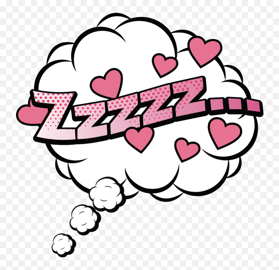 Sleep Thought Bubble Bedroom Sticker - Thought Bubble Sleep Png,Thought Bubble Sketch Png