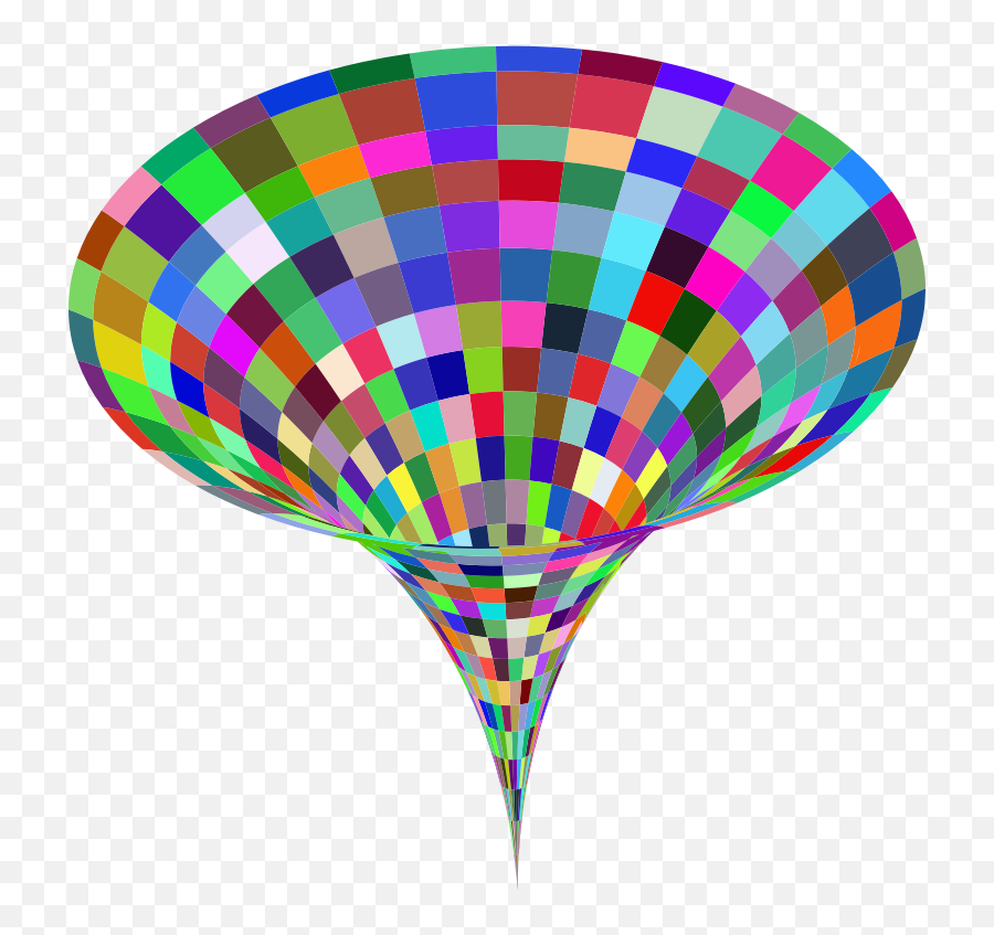 Png 3d Checkerboard Vortex Prismatic - Balloon,Vortex Png