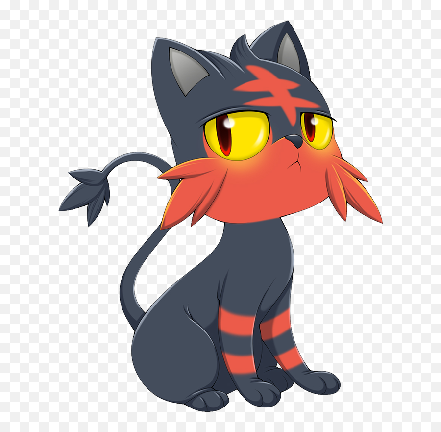 Pokemon - Litten Pokemon Png,Litten Png