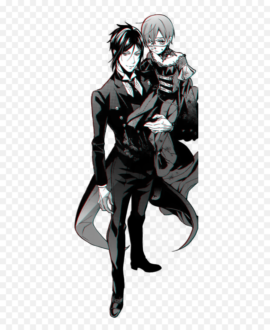 Pin - Sebastian Holding Ciel Png,Ciel Phantomhive Transparent