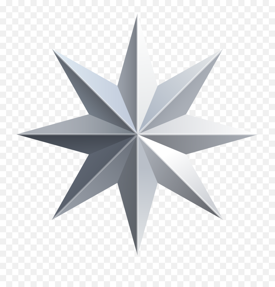 Silver Star Transparent Png Image - Christmas Golden Star Png,Star Png Image