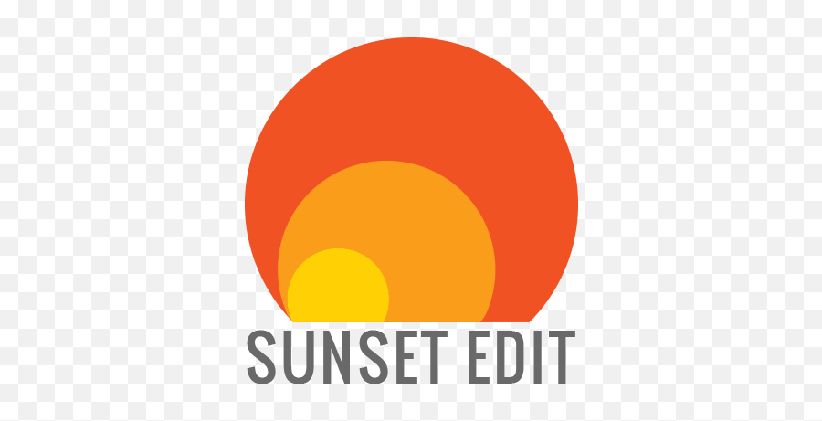Sunset Edit - Sunset Edit Logo Png,Sunset Logo