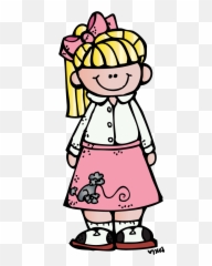Girl150cmelonheadz13coloredpng 6991600 Clip - 50th Day Of School Clipart,Teacher Clipart Png