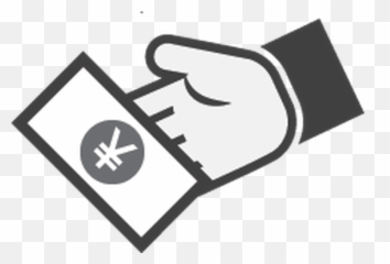 Money Clip Art - Money With Hand Clipart Hd Png Download Money Silhouette Transparent Background,Money Clip Art Png