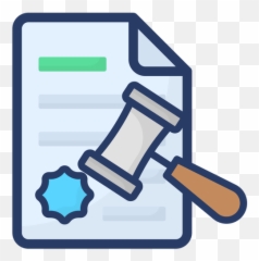 Free Legal Agreement Icon Of Colored Outline Style - Hard png