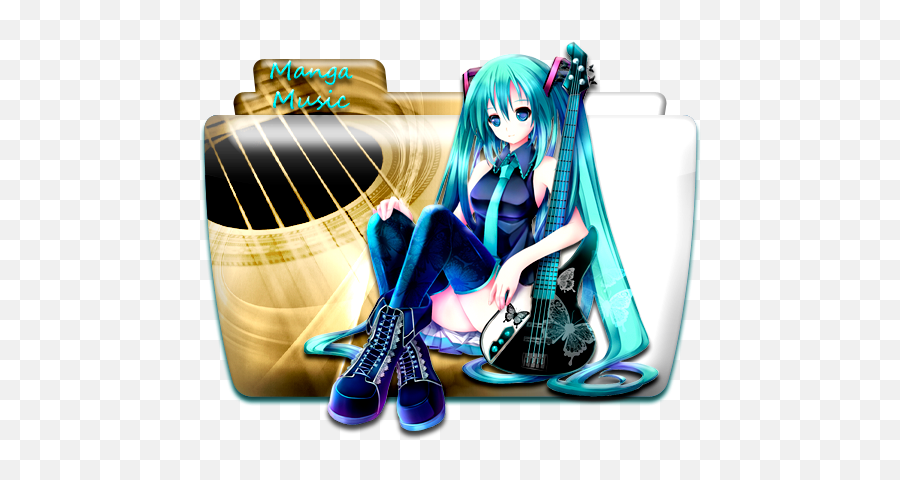 Manga Music Png 2 Image - Music Icon Anime Png,Anime Music Folder Icon