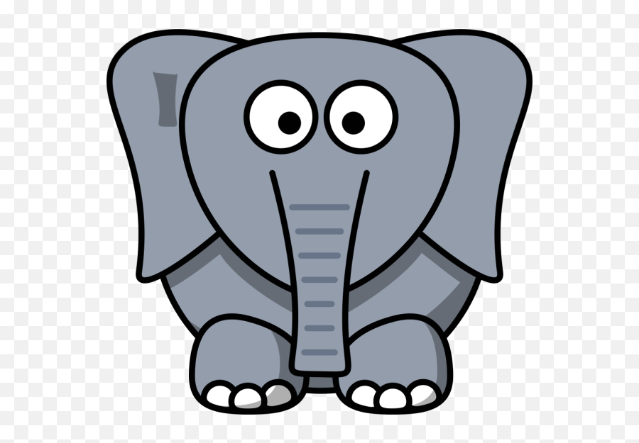 Cartoon Elephant Png Svg Clip Art For Web - Download Clip Elephant Cartoon Clipart,Nba 2k16 My Gm Orange Icon