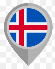 Placeholder Flags Country Nation Iceland Icon - Icon Iceland Flag Png