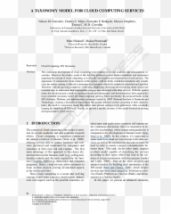 Pdf A Taxonomy Model For Cloud Computing Services Mats - Lab Research Paper png