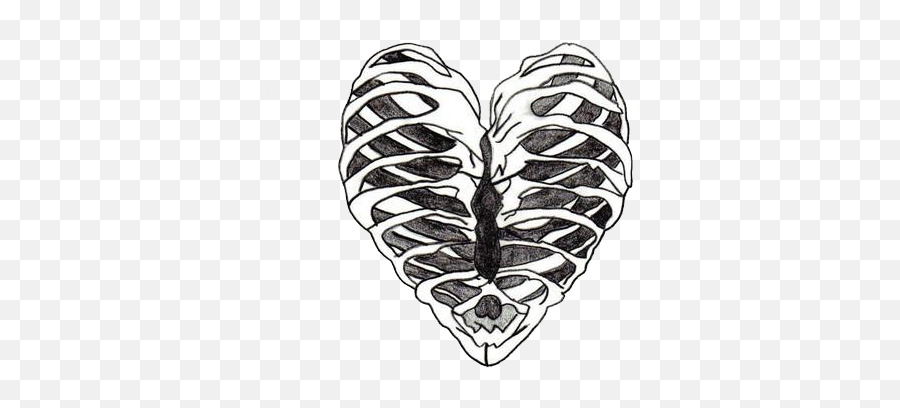 Tumblr Transparent - Bones Png,Heart Tattoo Png
