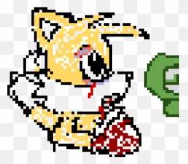 Mini Mario Pixel Art - Tails And Luigi png
