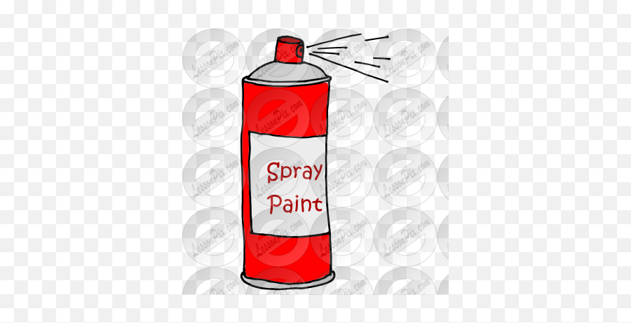 Spray Paint Picture For Classroom Therapy Use - Great Cylinder Png,Spray Can Icon