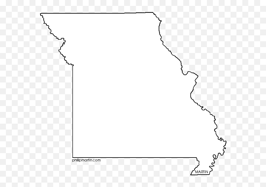 Free Missouri Outline Png Download Clip Art - St Louis On Missouri,United States Outline Png