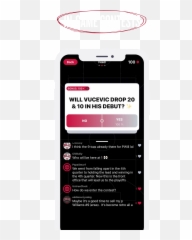 Chicago Bulls Mobile App - Smartphone png