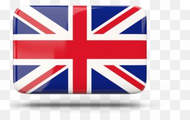 Rectangular Icon With Shadow Illustration Of Flag United - Union Jack png