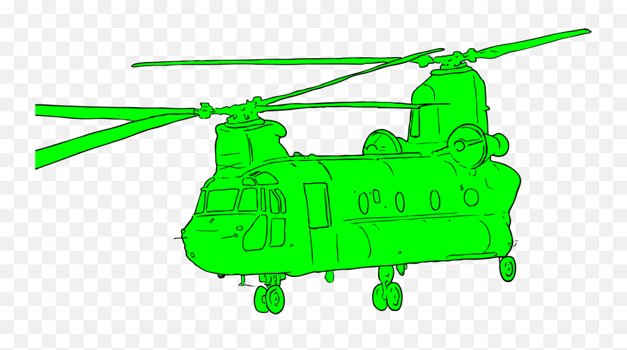 Army Helicopter Clipart Png Transparent - Full Size Chinook Helicopter Clipart,Attack Helicopter Icon