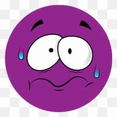 Free Photo Emotion Gesture Face Teardrop Look Purple Iris - Cara Morada De Miedo png