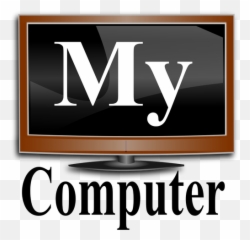 My Computer Icon Vector Illustration Public Domain Vectors - Computer Png,Compter Icon