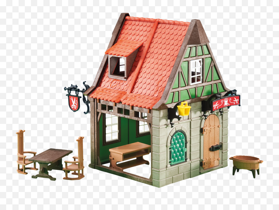 Medieval Tailor Shop - 6463 Playmobil 6463 Png,Medieval Village Icon