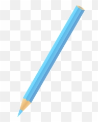 Color Pencil Light Blue Vector Icon - Caran D Ache 888 Infinite Png,Colored Pencils Png