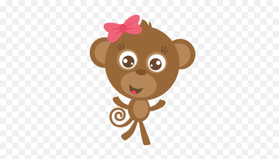Monkey Girl Png 2 Image - Macaquinha Png,Cute Monkey Png