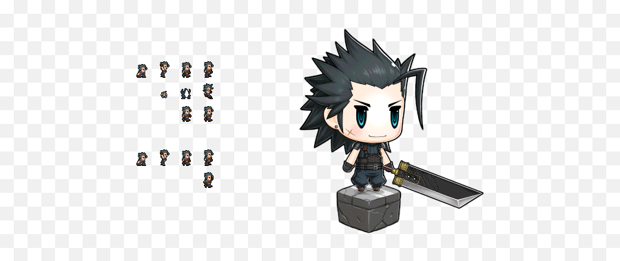 Download Free Photos Zack Fair Png Hq Icon - Zack Final Fantasy Chibi,Ff7 Icon