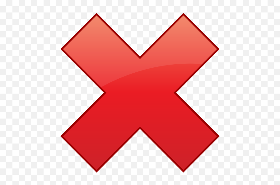 Delete Remove Cross Icon - False Clipart Png,Ios 7 Delete Icon