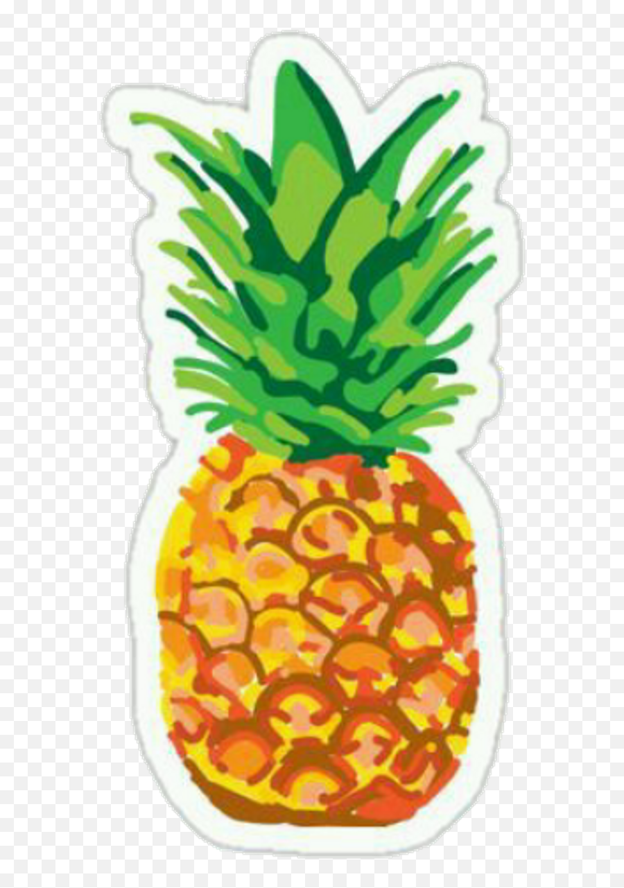 Pineapple Stickers Png Clipart - Piña Sticker,Cute Stickers Png