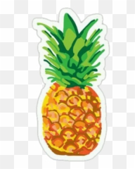 Pineapple Stickers Png Clipart - Piña Sticker,Cute Stickers Png