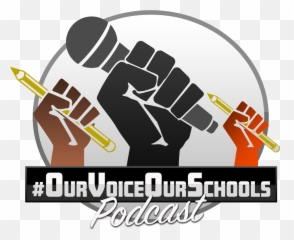 Ourvoiceourschools Facebook Live Podcast U2013 Episode - Silhouette Fight The Power png