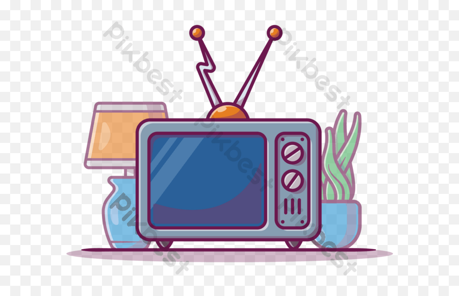 Vector Classic Old Png Tv Graphic Design Images Eps Icon