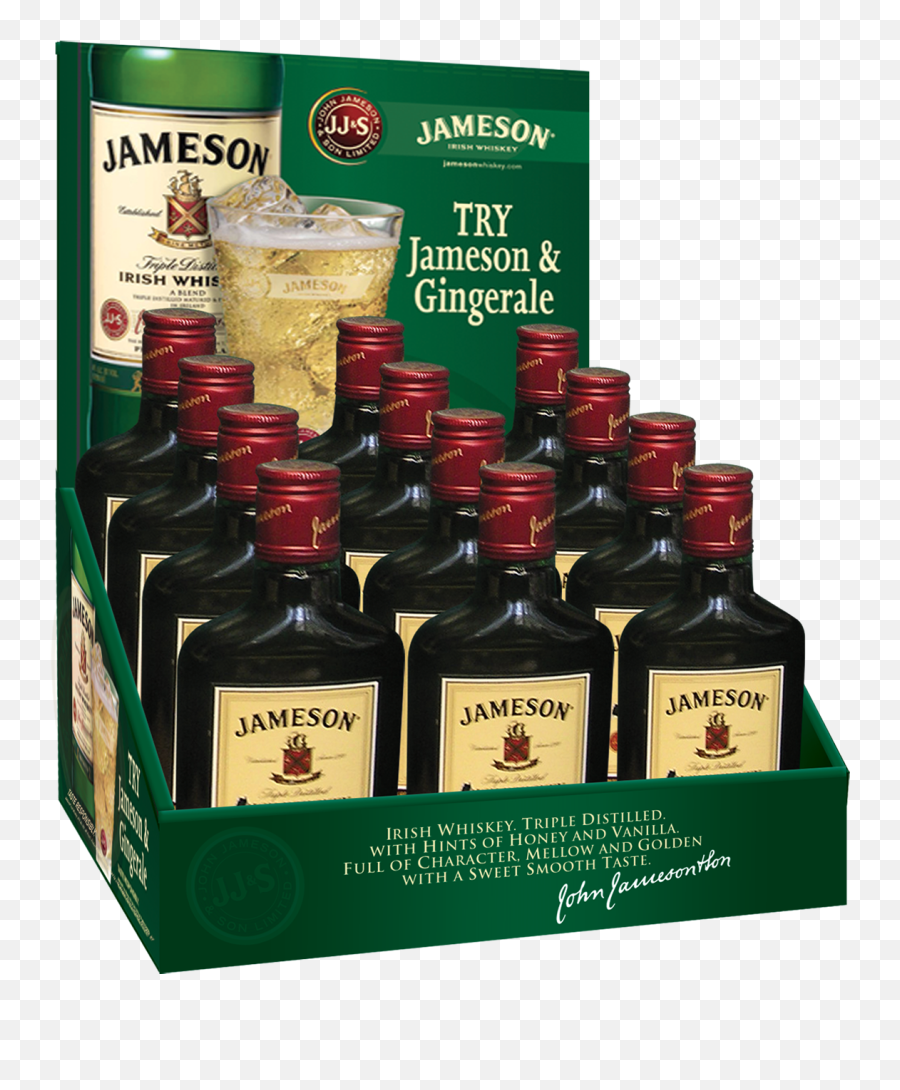 Jameson Irish Whisky 200ml Counter Display - Jameson Whiskey Jameson Irish Whiskey Png,Whiskey Png