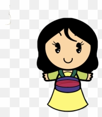Disney Cuties Mulan Png Image - Kawaii Disney Characters Mulan,Mulan Png