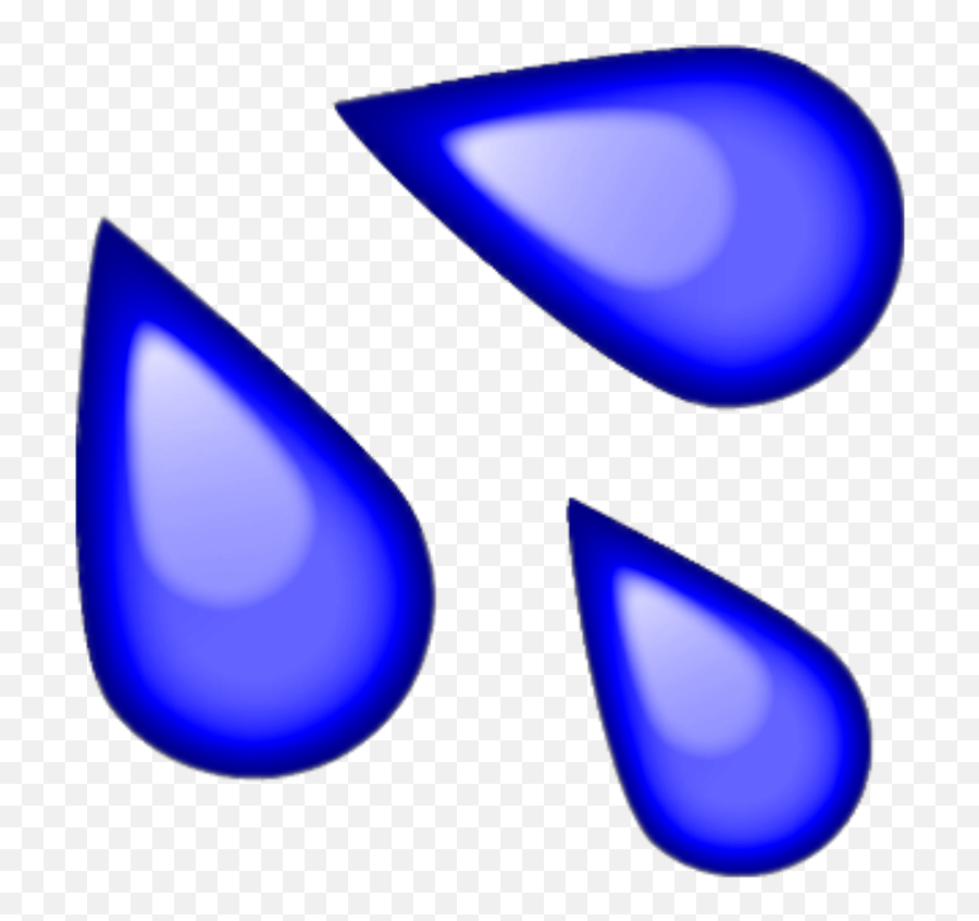 Blue Water Sweat Emoji Blueemoji - Emoji Drug Code Png,Sweat Emoji Png