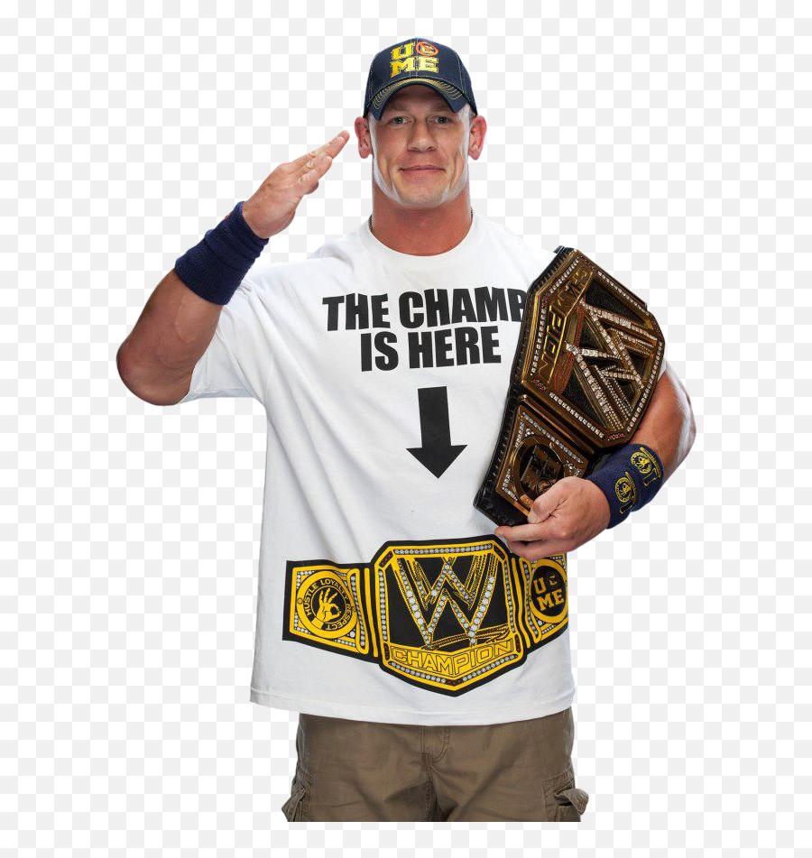 Png Wwe John Cena 2013 - John Cena The Champ Is Here T Shirt,Cena Png