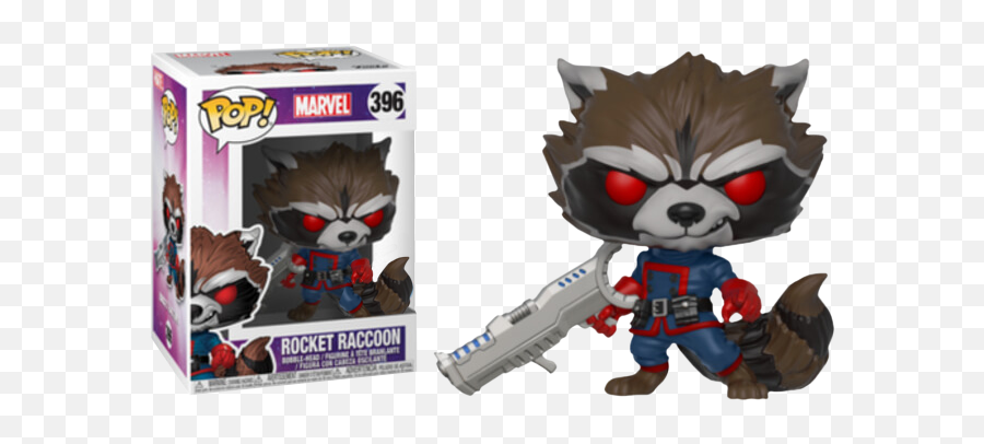 Classic Rocket Raccoon Funko Pop Png - Marvel Rocket Funko Pop,Rocket Raccoon Transparent