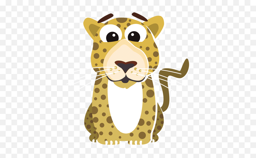 Leopard Funny Transparent Svg Cartoon C 54115 - Png Images Leopard Cartoon Png,Cheetah Png