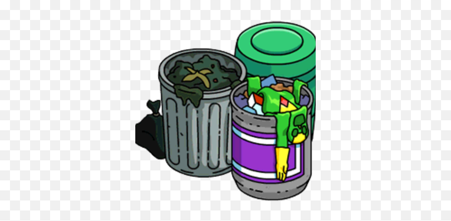 Tapped Out Wiki - Clip Art Png,Garbage Can Png