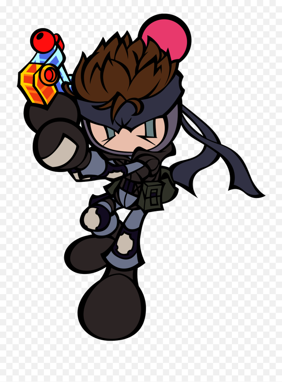 Konami På Twitter Tuesday Facts Naked And Solid Snake In - Super Bomberman R Solid Snake Png,Solid Snake Transparent