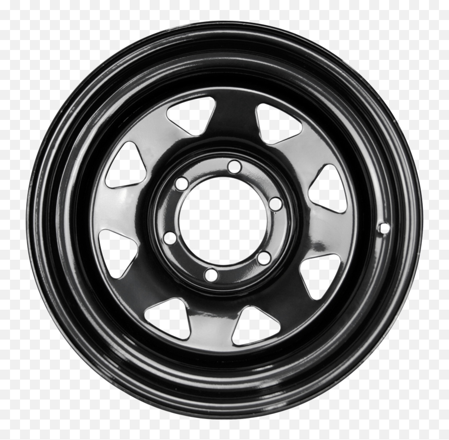 Wheelking - Offroader Steel Black Wheels Black Sunraysia Rims Hilux Png,Rims Png