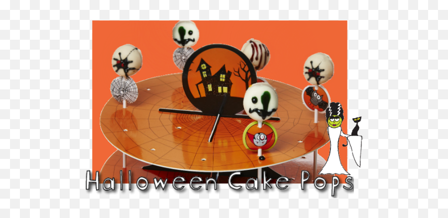 Halloween Cake - Pops Recipe Wilkolife Illustration Png,Cake Pops Png