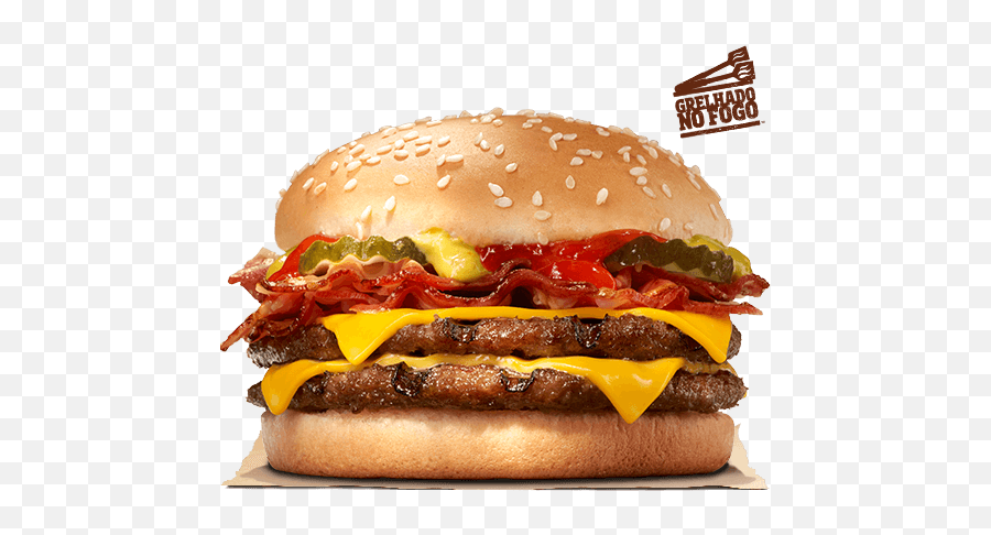 Carne Hamburger Png 1 Image - Burger Bacon Burger King,Hamburger Transparent Background